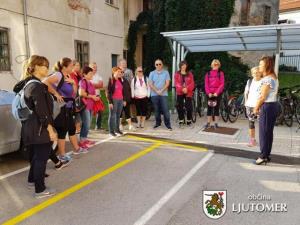 Kolesarjenje zaposlenih na UE Ljutomer po ljutomerski občini 1